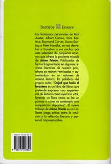 Dejad que baile el forastero, de Jaime Priede