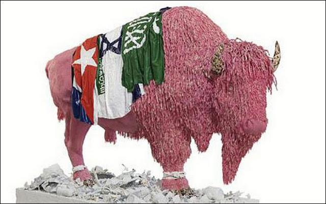 Esculturas hechas con goma de mascar