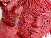 Esculturas hechas goma mascar