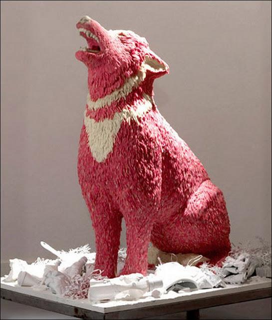 Esculturas hechas con goma de mascar