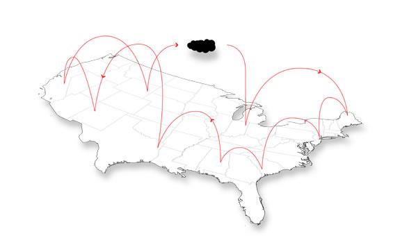 Passing Cloud :: viajar en una nube