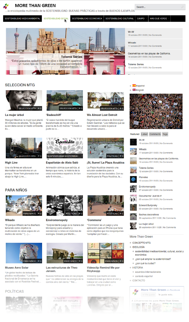 Click to visit morethangreen.es