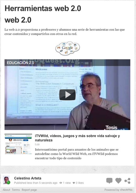 Checkthis : publica contenido en un momento