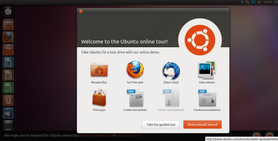 Prueba Ubuntu 11.10 en la Web ubuntu tour