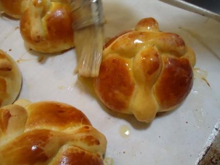 Brioche perfumado con agua de azahar