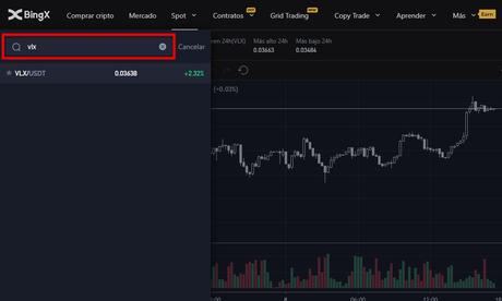 Dónde comprar Velas (VLX) de forma segura Comprar Velas VLX en spot en BingX