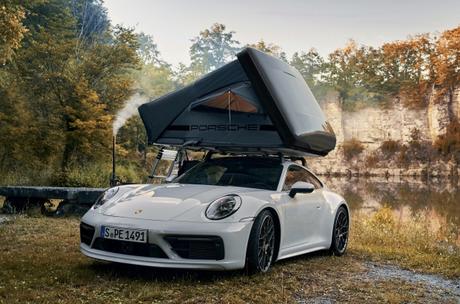 Nueva tienda de techo para disfrutar al aire libre de Porsche Tequipment