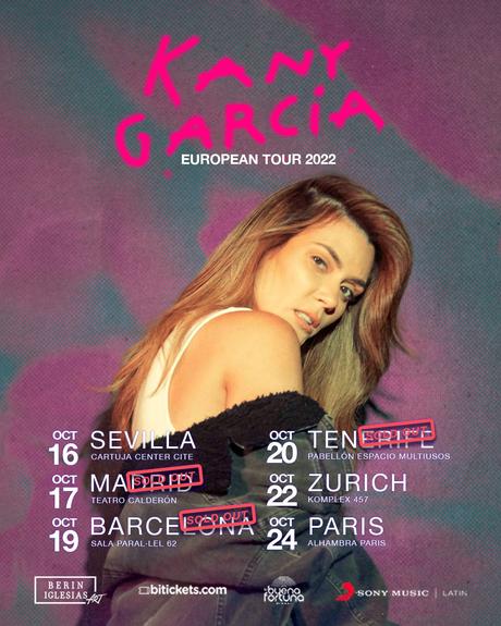 KANY GARCÍA EUROPEAN TOUR 2022