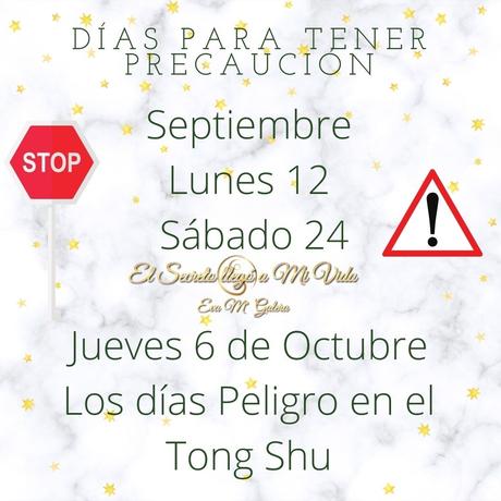 Días Peligro de Septiembre 2022