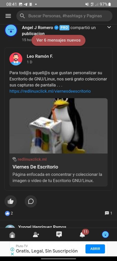 Imágenes de Red LinuxClick APK