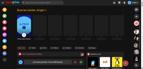 Como hacer una publicación en Red LinuxClick Como hacer una publicación en Red LinuxClick
