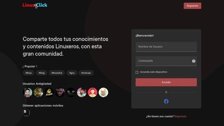 Red LinuxClick: Una Red Social hecha por Linuxeros para Linuxeros Red LinuxClick: Una Red Social hecha por Linuxeros para Linuxeros