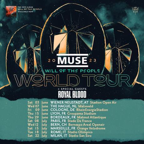 Muse anuncia los conciertos de su gira europea de 2023