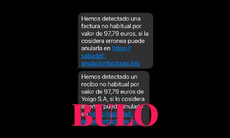 Atención, si te llega este SMS del Banco Sabadell eliminalo se trata de una estafa