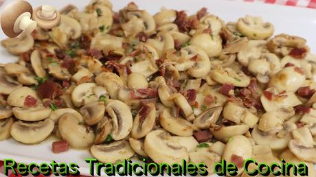Receta fácil y rápida de champiñones salteados