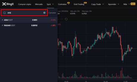 Dónde comprar Cardano (ADA) de forma segura Comprar Cardano ADA en spot en BingX