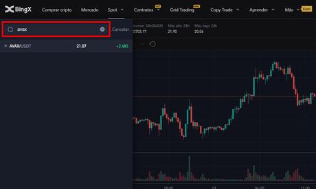 Dónde comprar Avalanche (AVAX) de forma segura Comprar Avalanche AVAX en spot en BingX
