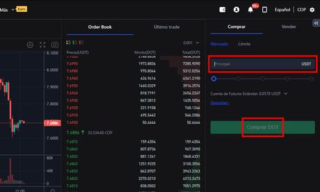 Dónde comprar Polkadot (DOT) de forma segura Comprar Polkadot DOT con USDT en spot en BingX