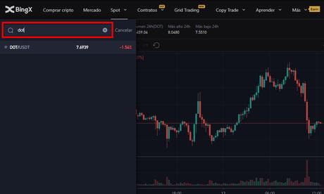 Dónde comprar Polkadot (DOT) de forma segura Comprar Polkadot DOT en spot en BingX