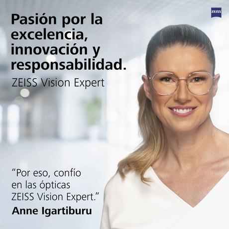Anne Igartiburu transmite a sus seguidores en Instagram su identificación personal con los valores de la marca ZEISS