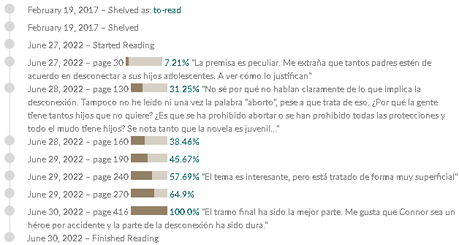 Tetralogía Desconexión, Libro I: Desconexión de Neal Shusterman Tetralogía Desconexión, Libro I: Desconexión de Neal Shusterman