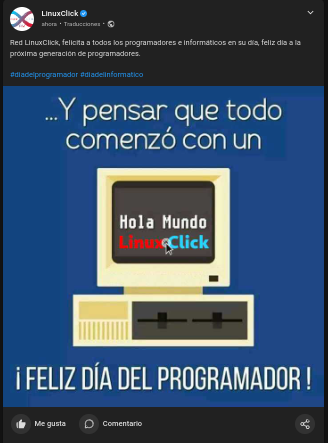 ¡Feliz día del Programador e Informatico!