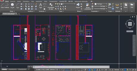 Diferencia entre espacio modelo y espacio papel de Autocad