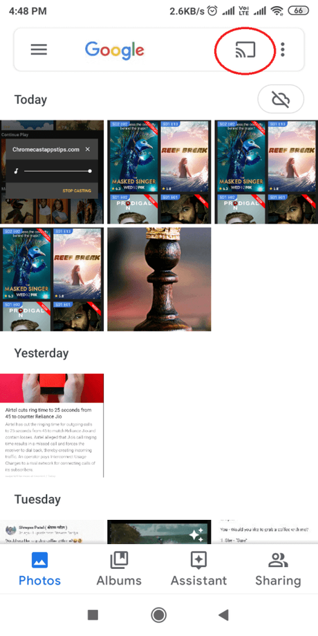 Presentación de Chromecast