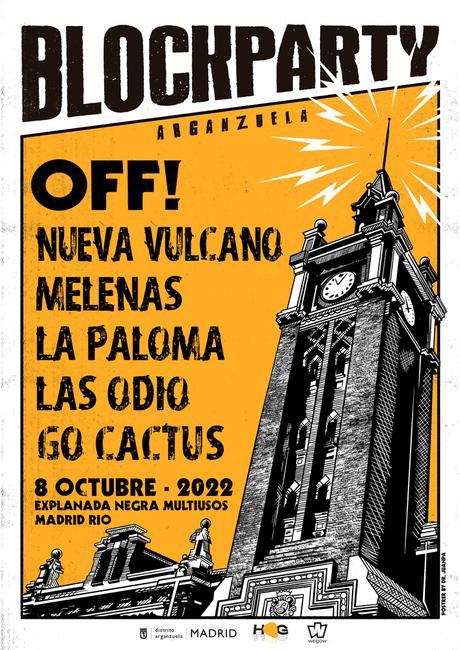 Blockparty Arganzuela 2022: cartel completo