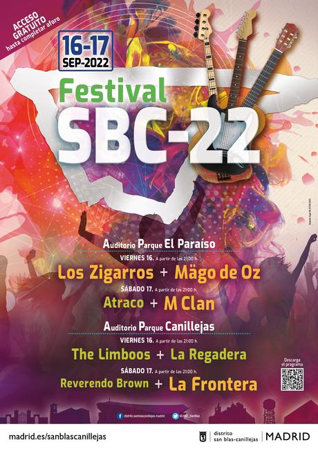 Festival SBC 22, gratis en Madrid con Mägo de Oz y M Clan