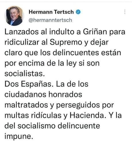Dos Españas: la de los ciudadanos honrados y explotados y la de los malditos políticos