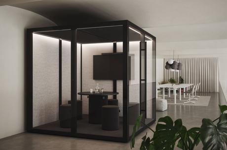 ¿Conoces las Cabinas de oficina Zenpod? Separadores de ambientes modernos. ¿Es así la oficina futurista? 
