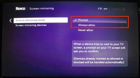 Cómo usar Screen Mirroring en Roku para transmitir PC / teléfono Duplicación de pantalla en Roku