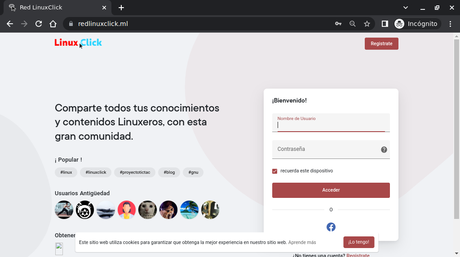 Cómo subir un estado/historia en Red LinuxClick Cómo subir un estado/historia en Red LinuxClick