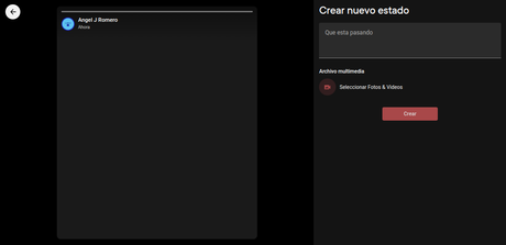 Cómo subir un estado/historia en Red LinuxClick Cómo subir un estado/historia en Red LinuxClick