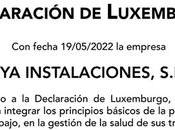 Instalaciones explica Declaración Luxemburgo salud laboral