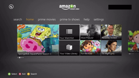 amazon prime app on xbox