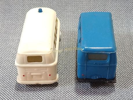 Kombi DKW y Volkswagen de las marcas Mini Cars y Wiking