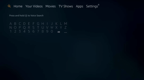 Cómo instalar y transmitir MX Player en Firestick Teclado en pantalla