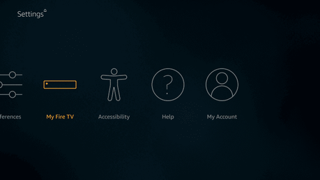 Haga clic en Mi Fire TV