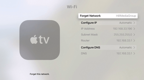 Conectar Apple TV a Wi-Fi