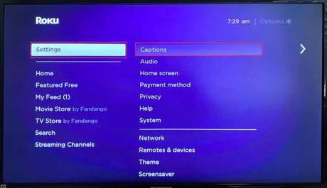 Cambiar idioma en Roku: Seleccionar subtítulos