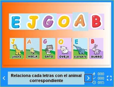 ABC Juego interactivo