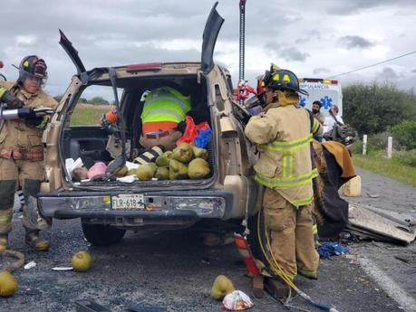 Cinco personas fallecen en accidente en la 57 a la altura de San Luis de la Paz
