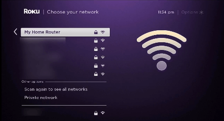 Seleccione el enrutador NordVPN - NordVPN en Roku