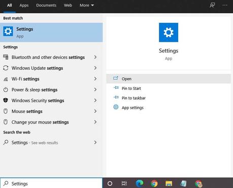 Configuración abierta