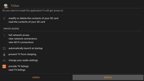 Instalar TVZion en Firestick