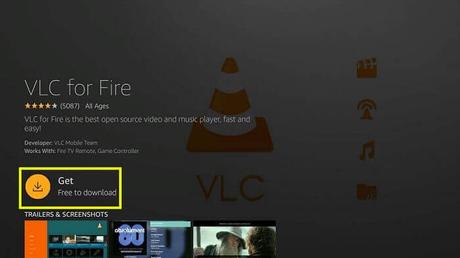 Cómo instalar y transmitir usando VLC en Firestick Obtener icono