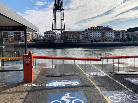 Puente Colgante Vizcaya Acceso para vehículos del puente colgante