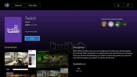 Instalar Twitch en Xbox